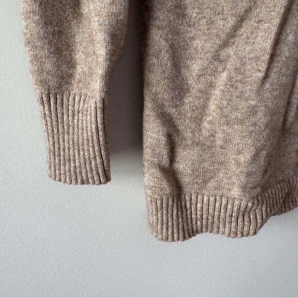 Anthropologie Serena button v-neck sweater ribbed edge long sleeve soft knit S - Picture 6 of 8